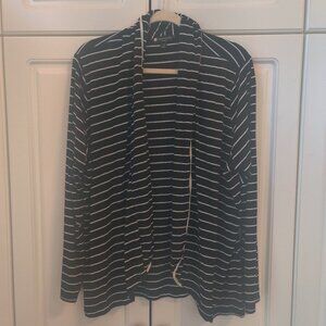 Valerie Bertinelli Black/White Cardigan, Size 1X